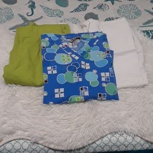 Scrub Top and Pants Bundle